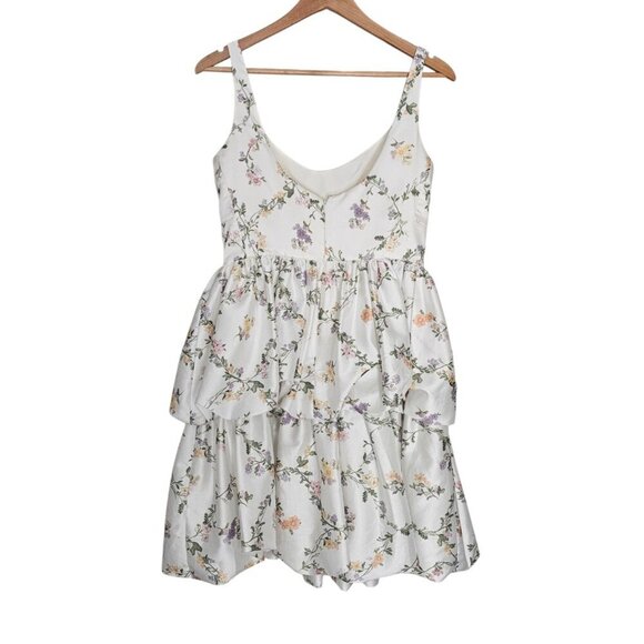 Women's - Antonio Melani Sabine Floral Sweetheart Neck Sleeveless Dress, Size 4 - Picture 10 of 12